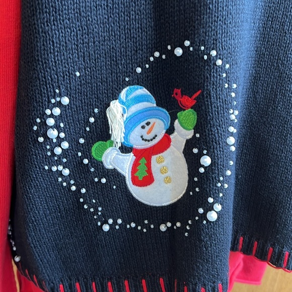 EUC Ladies Festive Holiday Vest - Picture 6 of 13